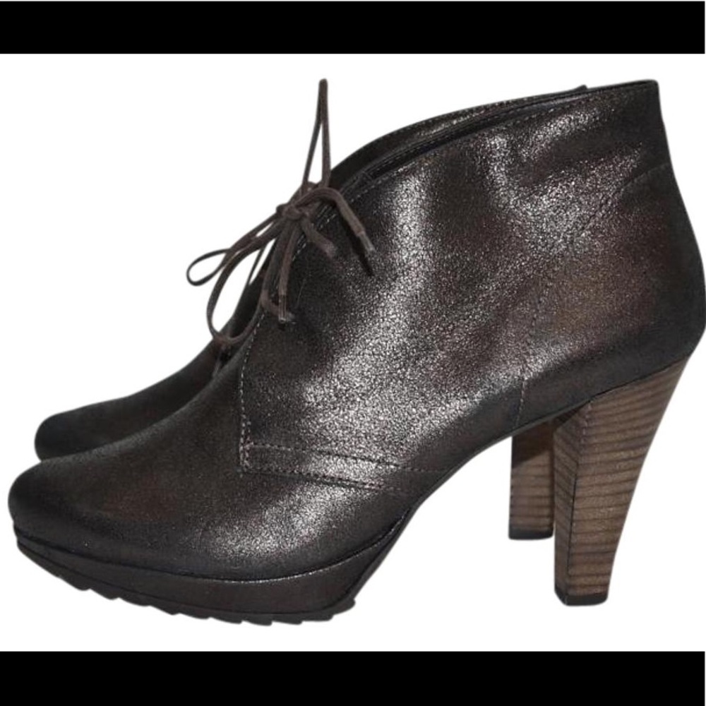 Paul Green 9.5 New York bronze metallic boot